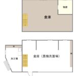 倉庫間取り図 (間取) 倉庫間取り図 (間取)
